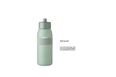 Mepal Ellipse Nordic Denim Sports su şişesi – 500 ml kapasite – Spor ve eğlence için pratik su şişesi – yumuşak çekmeli ağız parçası – bulaşık makinesinde yıkanabilir