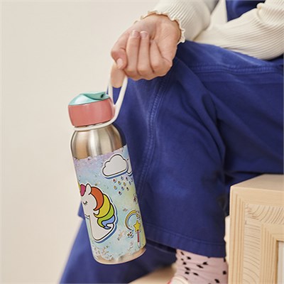 Mepal Insulated Bottle Flip - Up Campus 350 ml Çocuk Termosu Animal Friends