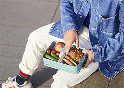 Mepal Rosti Lunchbox Take A Break Large A, plastik, Nordic pembe, 25,5 x 17 x 6,5 cm