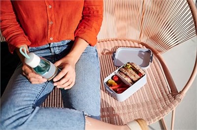 Mepal Rosti Lunchbox Take A Break Midi – Plastik, denim, 18.5 