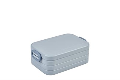 Mepal - Yemek kutusu Take A break midi – bölmeli beslenme kutusu – 4 tereyağı ekmeği için uygundur – 900 ml – Nordic blue