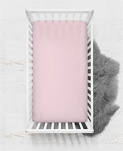 MER-TİM 70x140 Penye Lastikli Bebek Çarşafı - Krem Pembe Lila 3lü Set