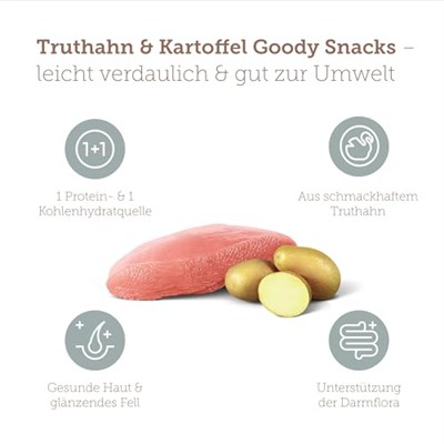 MERA Pure Sensitive Goody Atıştırmalık, Köpek Hindi Eti ve Patates 600g