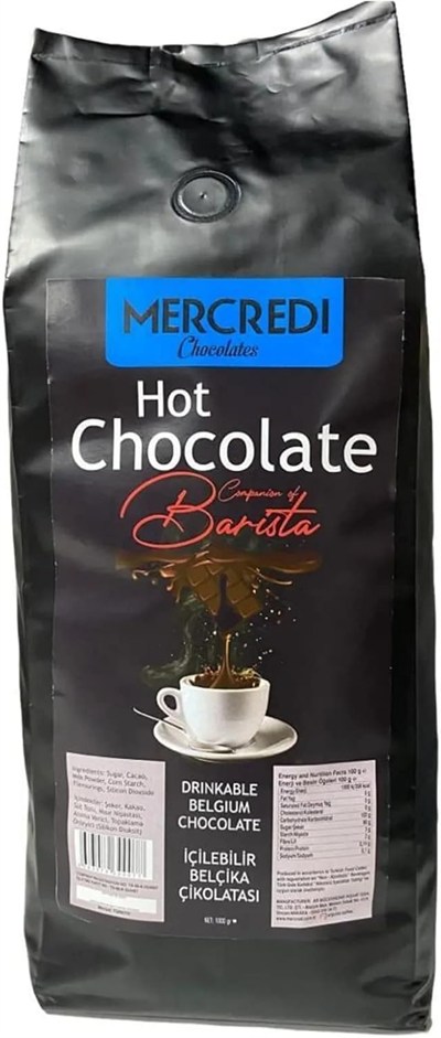 MERCREDI Sıcak Belçika Çikolata Tozu 1000 Gr