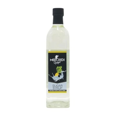 MERCREDI Sugar Şeker Kahve ve Kokteyl Şurubu 750 ml