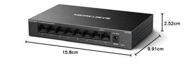 Mercusys MS108GS, 8-Port Gigabit Desktop Switch