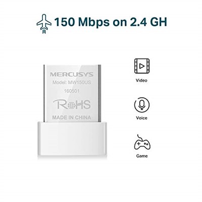 Mercusys MW150US, N150 Wireless Nano USB Adaptör