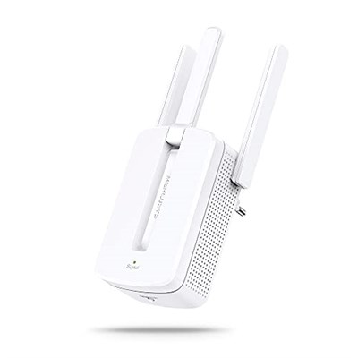 Mercusys MW300RE, N300 Mbps, 3 Harici Anten, Tek Tuşla Kolay Kurulum, Mobil Uygulama Desteği, Dual-Band Wi-Fi 4 Menzil Genişletici