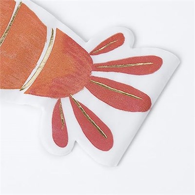 Meri Meri - Lobster Napkins - Istakoz Peçeteler - 16lı