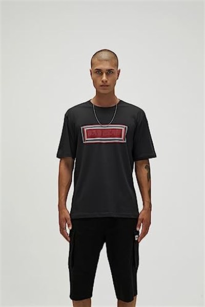 Mesh Erkek T-Shirt - 22.01.07.047 Siyah