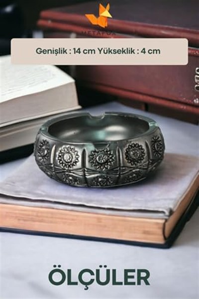 metaFox Küllük Gümüş Eskitme Metal 2 Adet, TYCHD1TGEN170850597342563