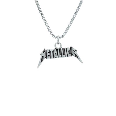 Metallica Örme Zincir Kolye - Gümüş Kaplama - Erkek Kadın Kolye - No:1531