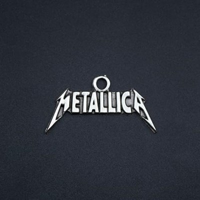 Metallica Örme Zincir Kolye - Gümüş Kaplama - Erkek Kadın Kolye - No:1531