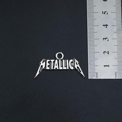 Metallica Örme Zincir Kolye - Gümüş Kaplama - Erkek Kadın Kolye - No:1531