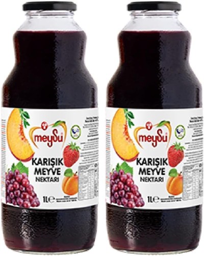 Meysu 1 Litre Karışık Nektarı Şişe 2li paket