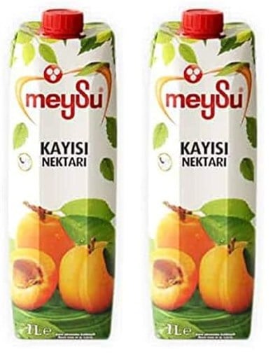 Meysu 1 Litre Kayısı Nektarı 2li paket