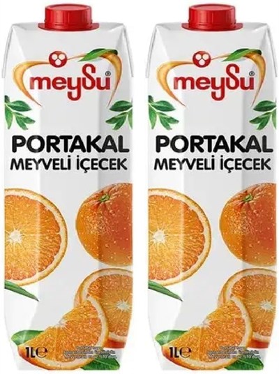 Meysu 1 Litre Portakal Meyveli İçecek 2li paket