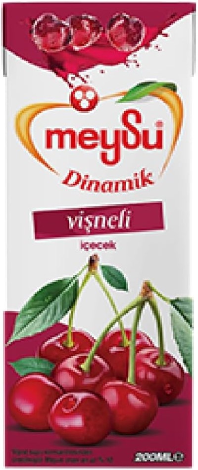 Meysu 200 Mililitre Dinamik Vişneli İçecek 10 paket