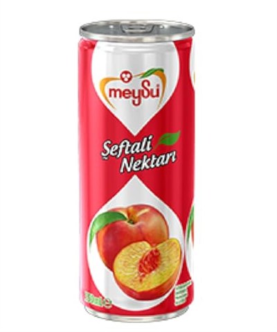 Meysu 330 Mililitre Teneke Şeftali Nektarı