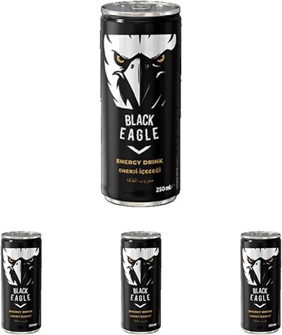 Meysu Black Eagle Enerji 250 ml (4 paketi)