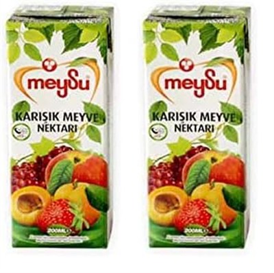 Meysu%100 Karışık Meyve Suyu 200 ml (2 paketi)