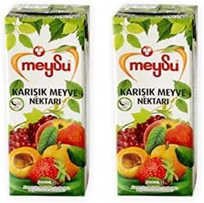 Meysu%100 Karışık Meyve Suyu 200 ml (2 paketi)