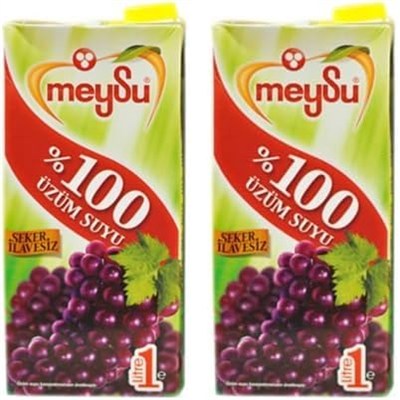 Meysu%100 Üzüm Suyu 1 Litre 2li paket