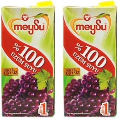 Meysu%100 Üzüm Suyu 1 Litre 2li paket