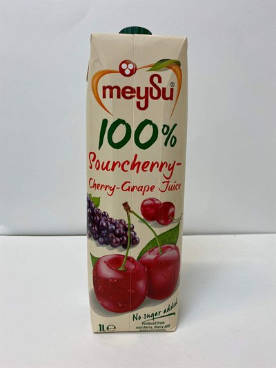 Meysu%100 Vişne-Kiraz Üzüm Suyu 1 Litre