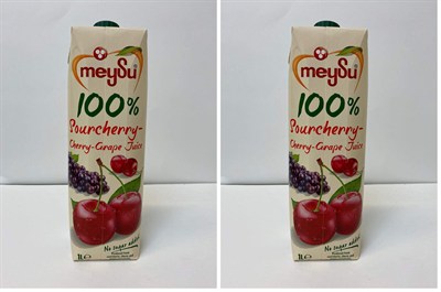 Meysu%100 Vişne-Kiraz Üzüm Suyu 1 Litre 2li paket