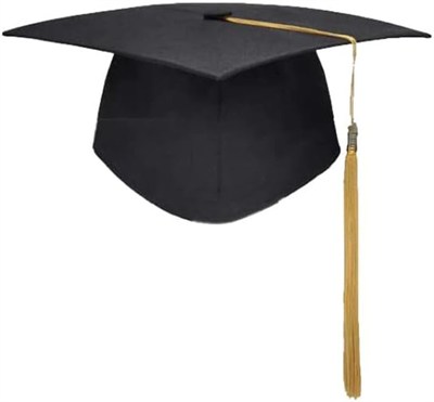 MEZUNİYET KEPİ GOLD PÜSKÜL (Siyah Gold)