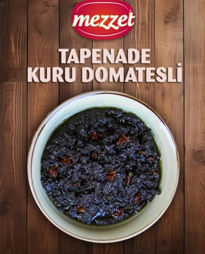 Mezzet Kuru Domatesli Tapenade Ezme 280 G - Vegan ve Koruyucusuz Kahvaltılık