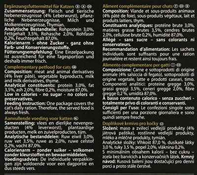 Miamor Leberwurst Cream Ciğerli Kedi Ödül Maması 6×15g (11 Adet)