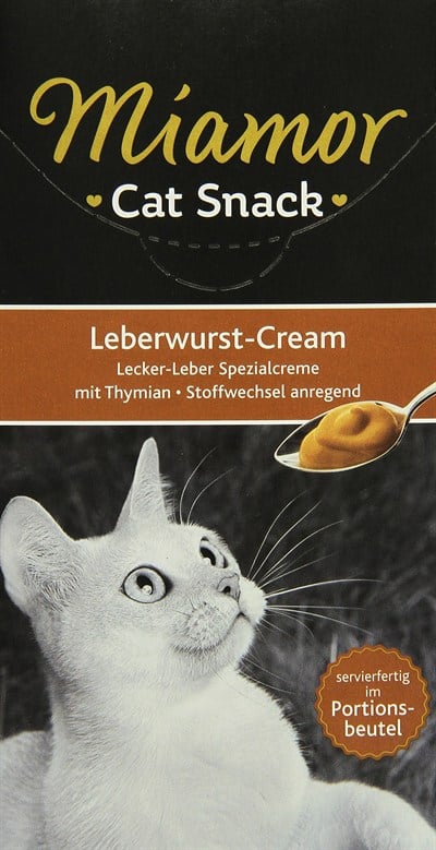 Miamor Leberwurst Cream Ciğerli Kedi Ödül Maması 6×15g (11 Adet)