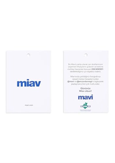 Miav Baskılı Beyaz Soket Çorap 0911440-620