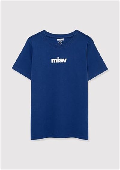 Miav Baskılı Lacivert Çocuk Tişört Regular Fit/Normal Kesim 6633270722