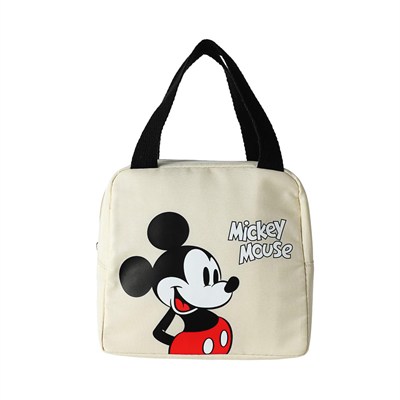 Mickey Mouse Lisanslı Kare Yiyecek Çantası - Sarı