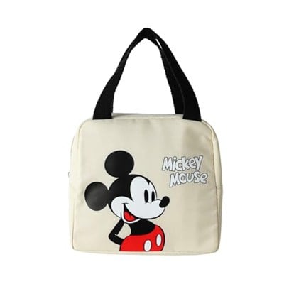 Mickey Mouse Lisanslı Kare Yiyecek Çantası - Sarı
