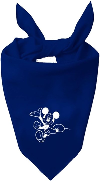Mickey Mouse Tasarım Tek Renk Fular