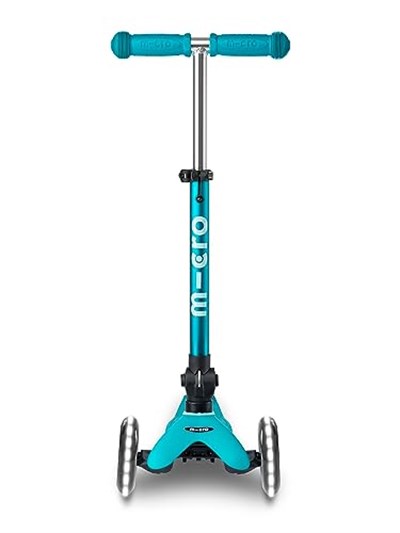Micro Mini Scooter Deluxe Foldable 3 Tekerlekli Scooter LED Ocean Blue
