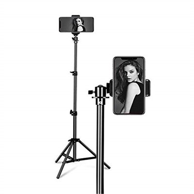 Microcase 3 Ayak Sabitleyici Alüminyum Cep Telefonu Kamera DSLR Tripodu 201 cm - AL2496 SİYAH