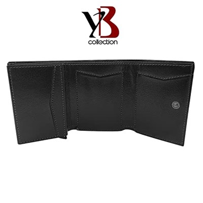 Microcase YB Collection Otomatik Mekanizmalı Kutulu Rfid Korumalı Para ve Kartlık Bölmeli Deri Cüzdan - AL3639 (Koyu Kahve)