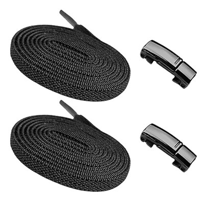 Mıknatıslı Metal Klipsli Lastikli Ayakkabı Bağcığı, Elastik Pratik Akıllı Bağcık, Çocuk, Spor, Günlük Ayakkabı, Bot Bağcığı 1 Çift