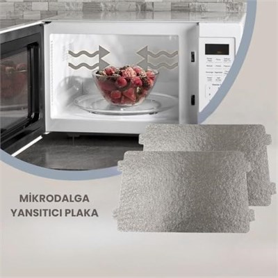 Mikrodalga Fırın Yansıtıcı Plaka 2li,Arçelik MD210DS,MD210DG, Beko BMD210DG,BMD210DS, Altus ALMD25,ALMD15 ile Uyumlu