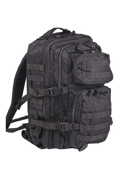Mil-Tec Ranger Assault Pack - Sağlam Dayanıklı Hafif Çok Yönlü Taktik Açık Hava Kamp Yürüyüş Sırt Çantası Ayarlanabilir Yastıklı Omuz Askıları ve MOLLE Döngüleri ile