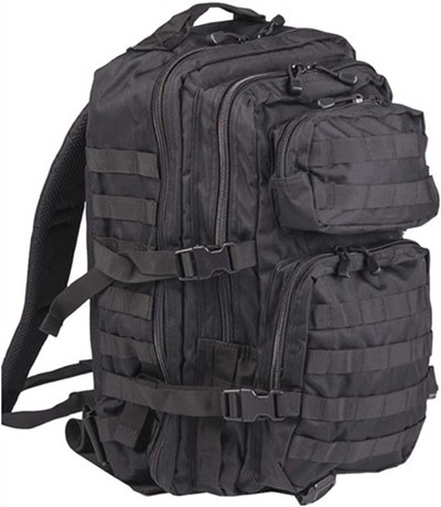 Mil-Tec Ranger Assault Pack - Sağlam Dayanıklı Hafif Çok Yönlü Taktik Açık Hava Kamp Yürüyüş Sırt Çantası Ayarlanabilir Yastıklı Omuz Askıları ve MOLLE Döngüleri ile