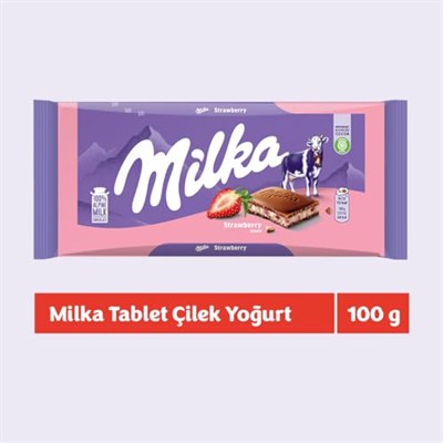 Milka Çilek Yoğurt 100gr