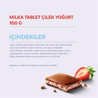 Milka Çilek Yoğurt 100gr