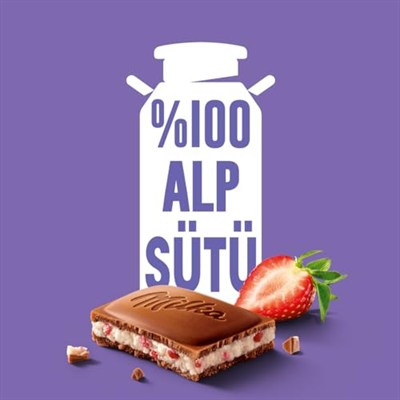 Milka Çilek Yoğurt 100gr