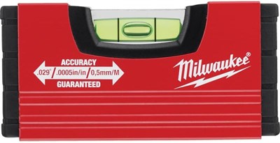 Milwaukee T4932459100 Ağır Hizmet Tipi Minibox Su Terazisi, metal